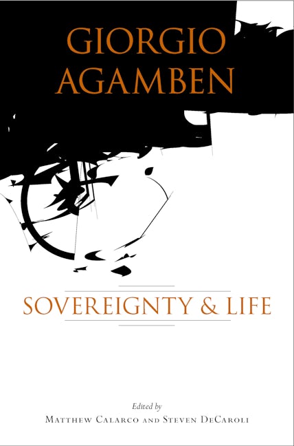Book cover image for Giorgio Agamben ISBN: 9780804750509